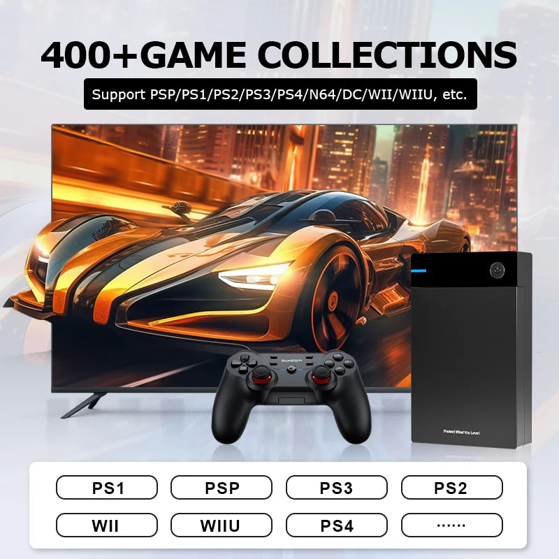 KINHANK игровая консоль с 40000 играми для PS4 PS3 PS2